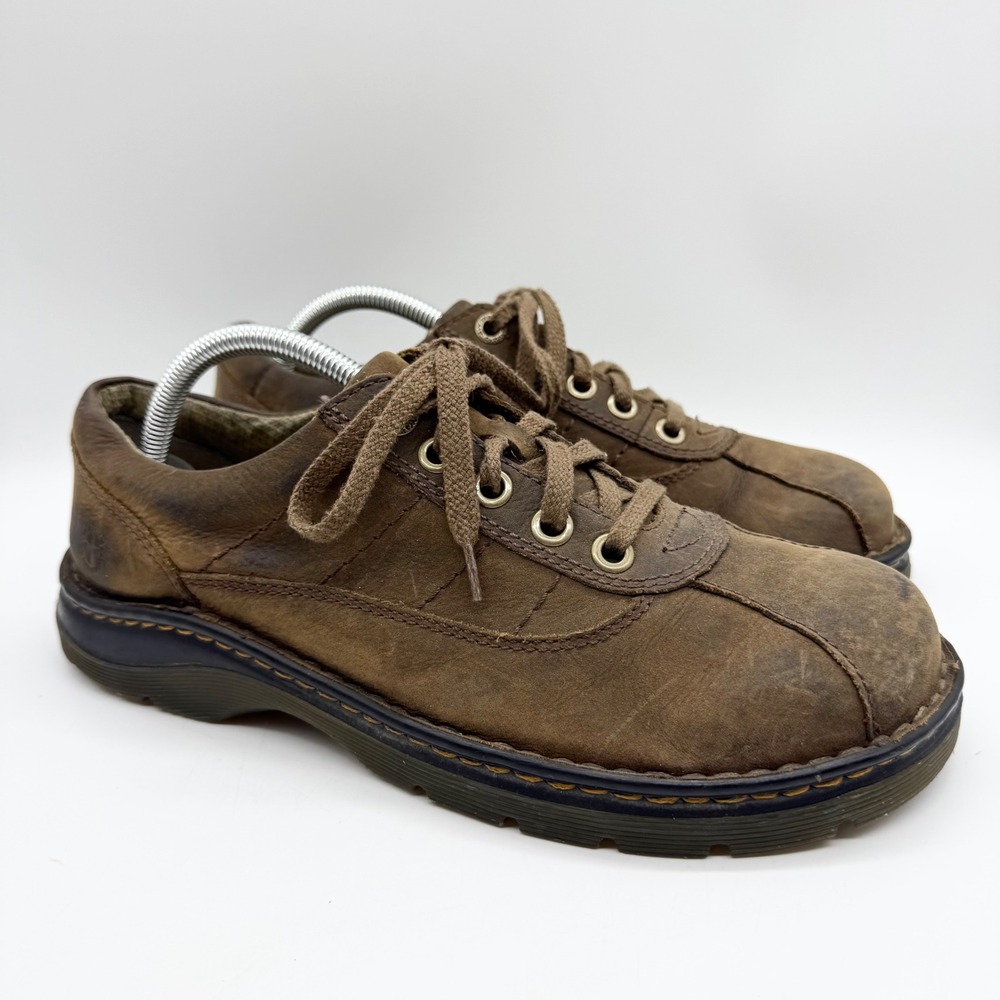 Dr. Martens Vintage Y2K John Chunky Lace Up Shoe In‎ Dark Taupe Dirty Dog Size 9